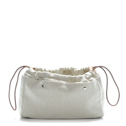 Hermes Canvas Barenia Fourbi 25 MM Pouch Naturel Fauve 1 of 6