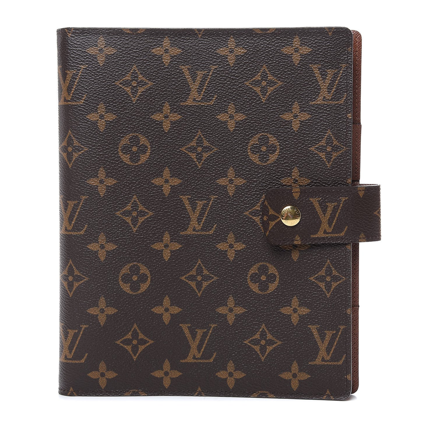 Monogram Large Ring Agenda Cover