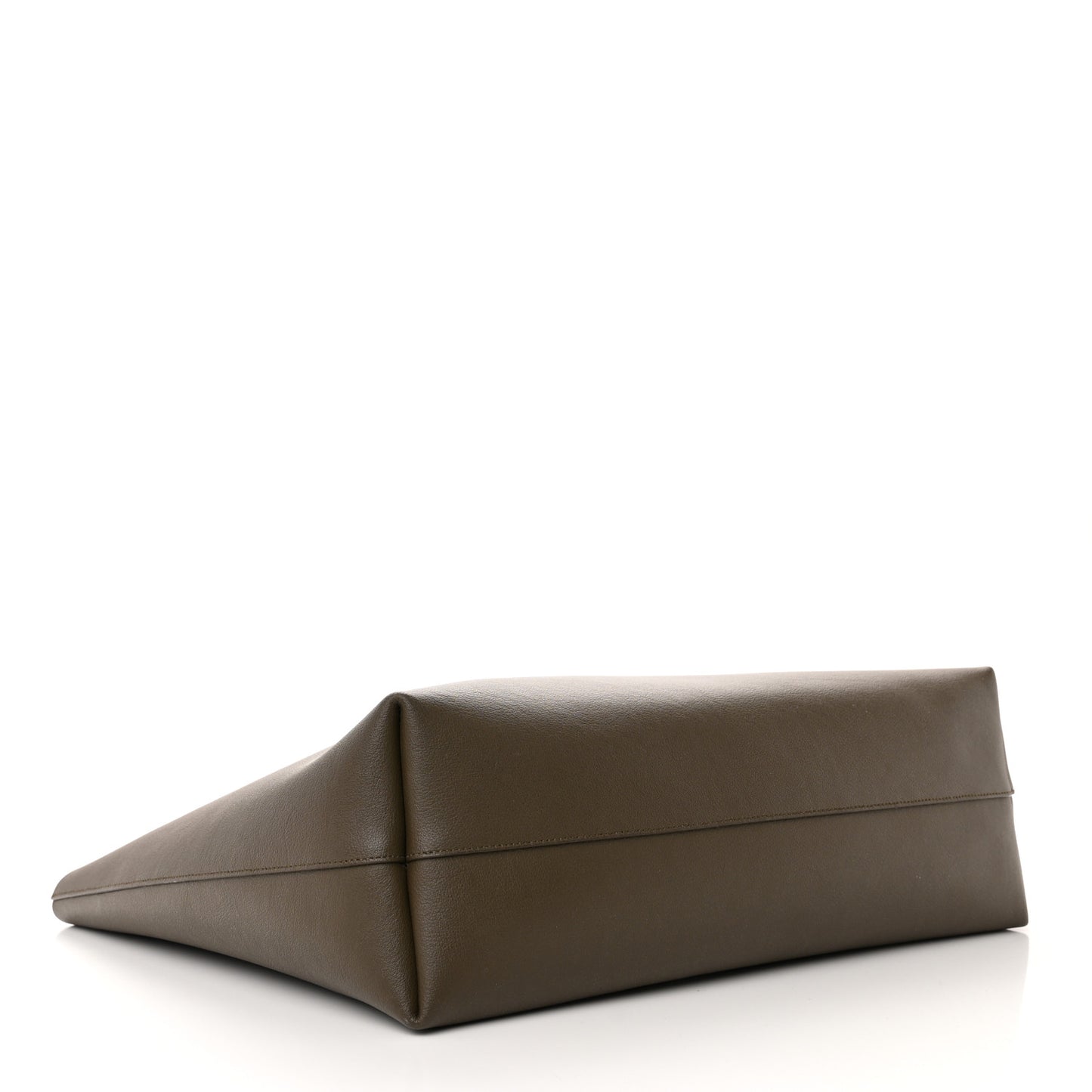 Calfskin Large Shopping Tote Dark Green