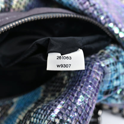 Stella McCartney Eco Python Oleographic Small Falabella Tote Navy 7 of 10