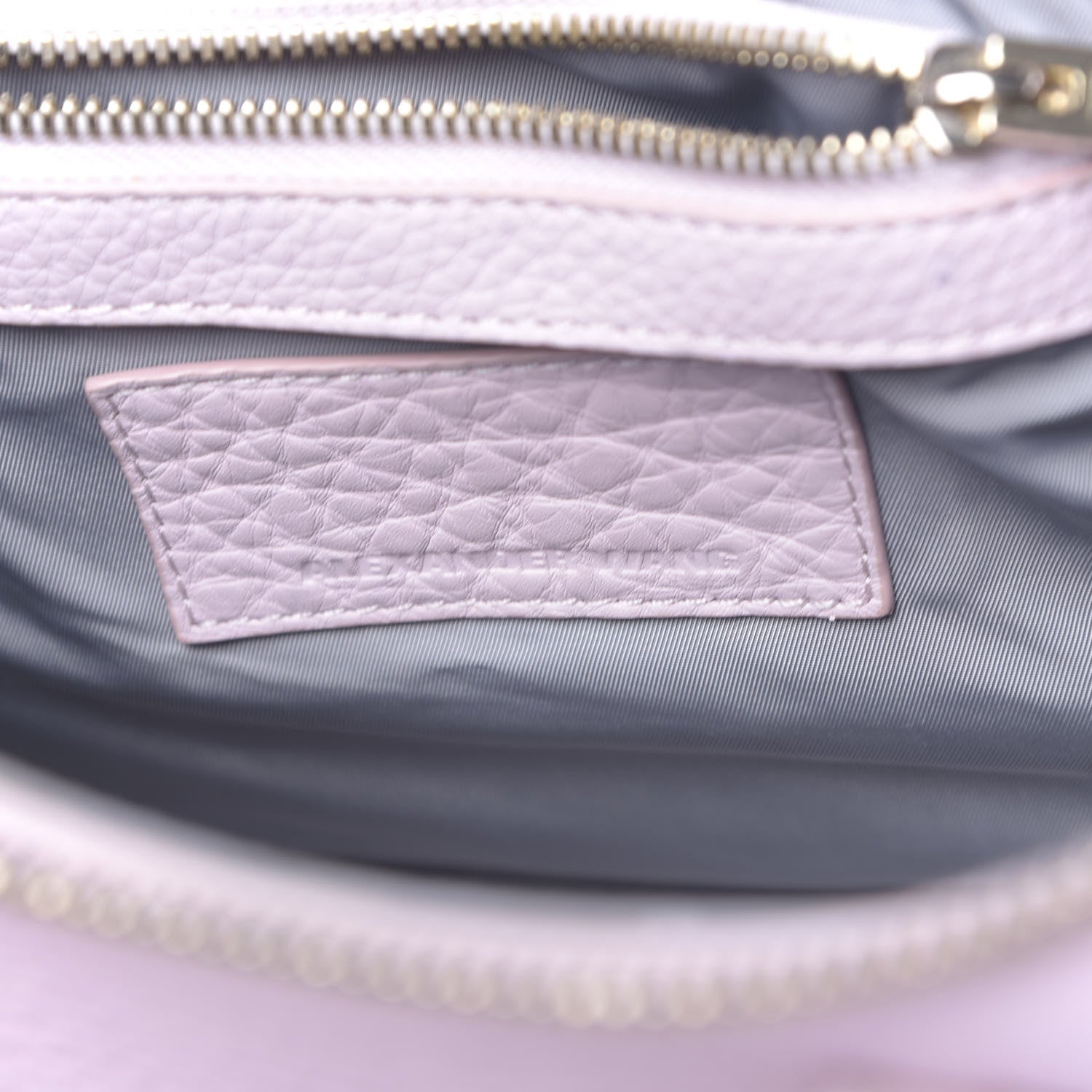 Alexander Wang Pebbled Lambskin Mini Rockie Gummy Pale Gold Hardware 6 of 12