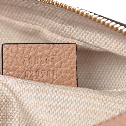 Gucci Pebbled Calfskin Small Soho Disco Bag Camelia 7 of 10