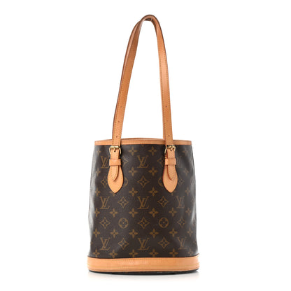 Louis Vuitton Monogram Petit Bucket 23 1 of 9