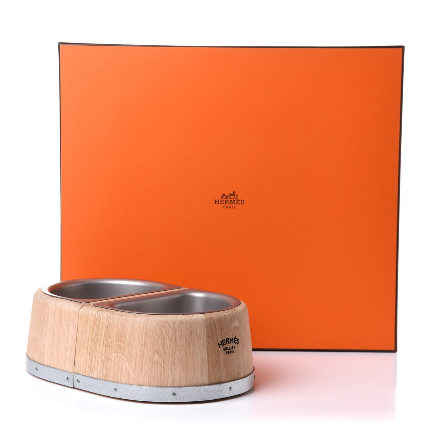 Oak Wood Small Chaine d'Ancre Dog Bowl Naturel