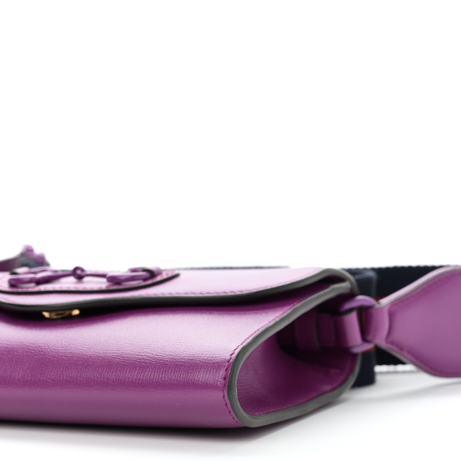 Gucci Azalea Calfskin Web Monochrome Mini Horsebit 1955 Chain