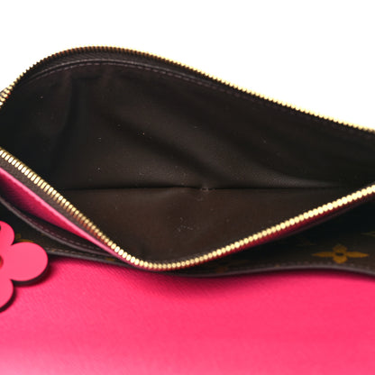 Louis Vuitton Monogram Bloom Flower Emilie Wallet 6 of 9