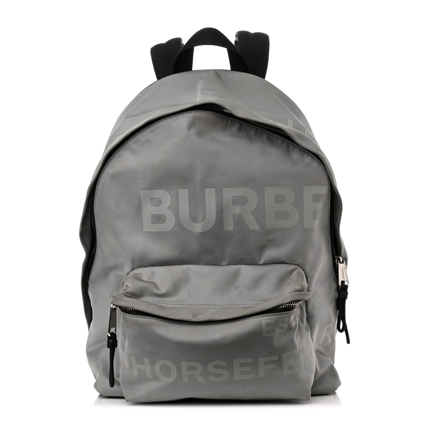 Nylon Horseferry Print Jett Backpack Cloud Grey