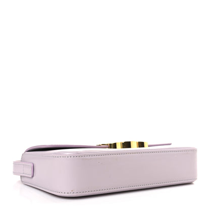 Celine Shiny Calfskin Triomphe Shoulder Bag Light Lilac 4 of 9