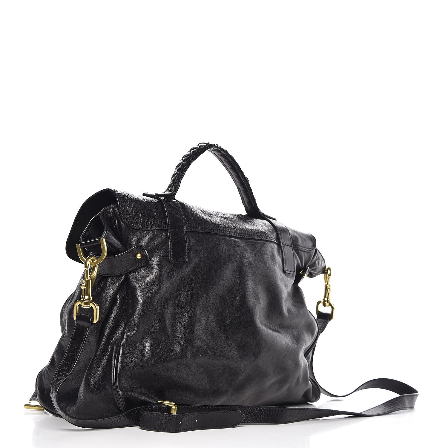 Mulberry Soft Buffalo Oversized Alexa Black 3 of 10