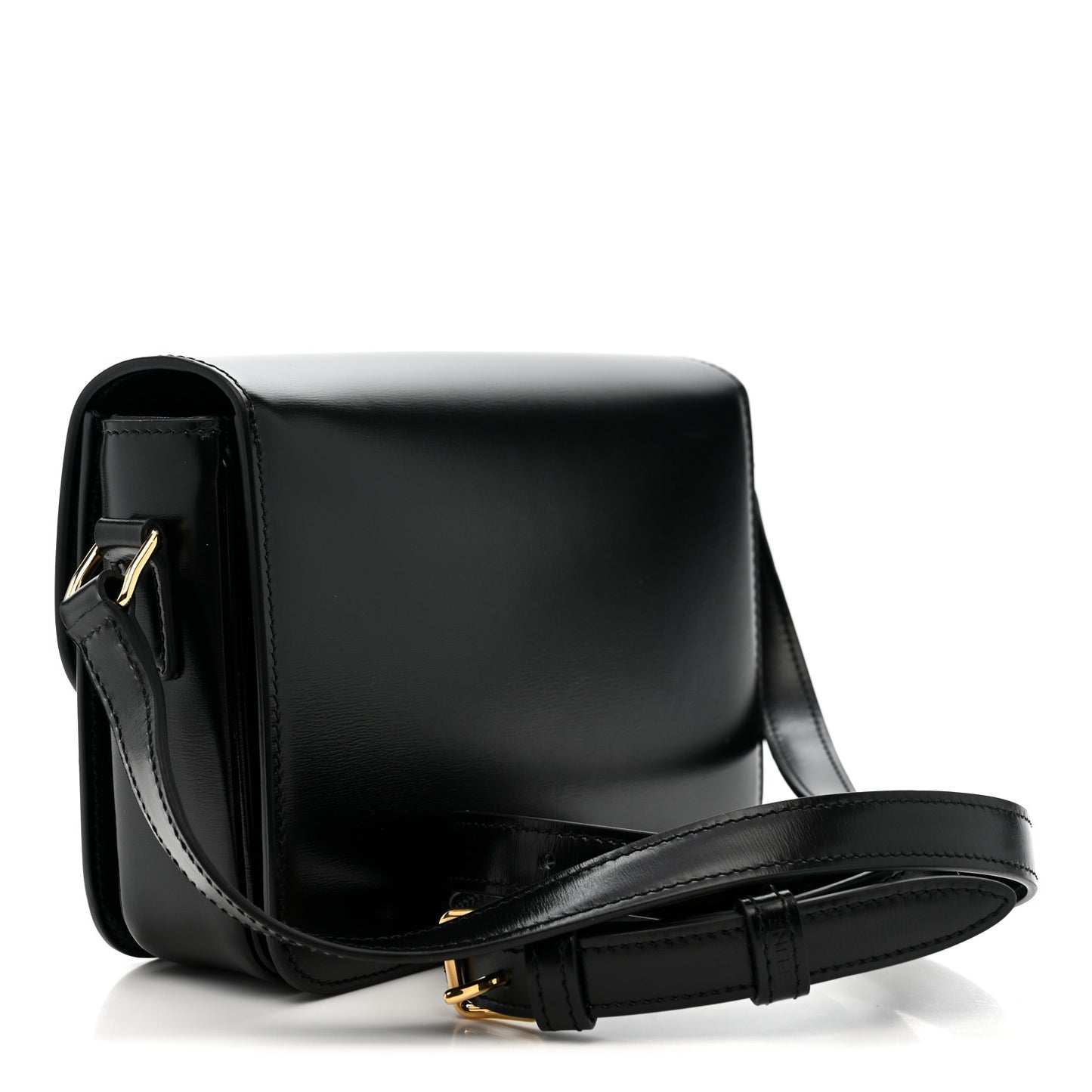Shiny Calfskin Teen Triomphe Black