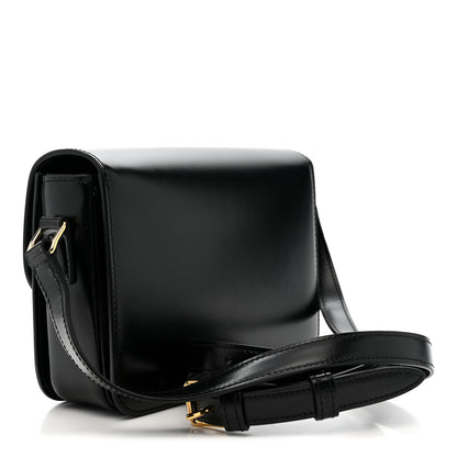 Celine Shiny Calfskin Teen Triomphe Black 3 of 11
