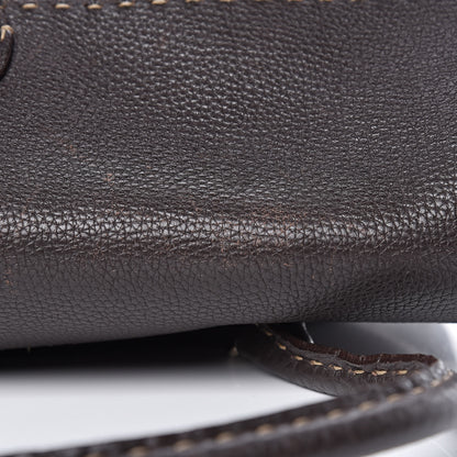 Fendi Cuoio Romano Selleria Large Linda Satchel Testa di Moro 13 of 13
