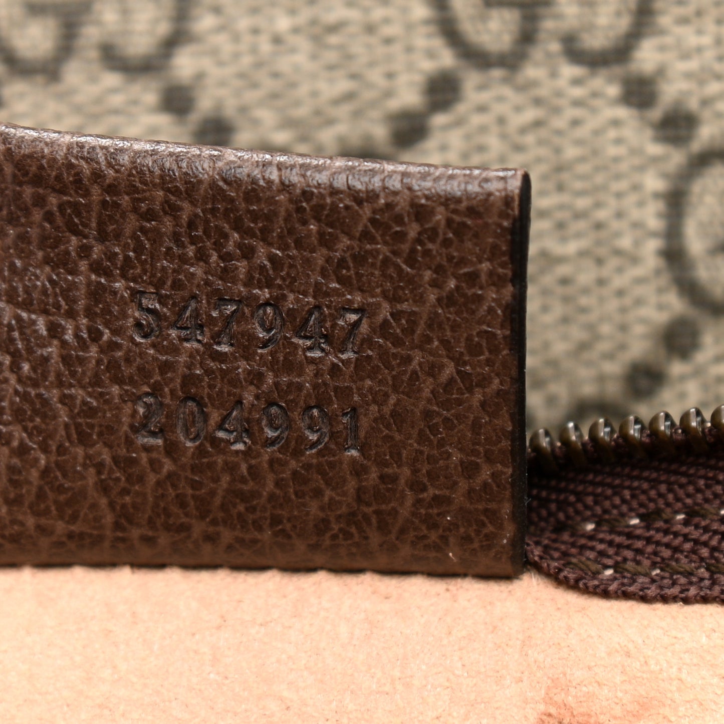 GG Supreme Monogram Web Ophidia Tote Brown