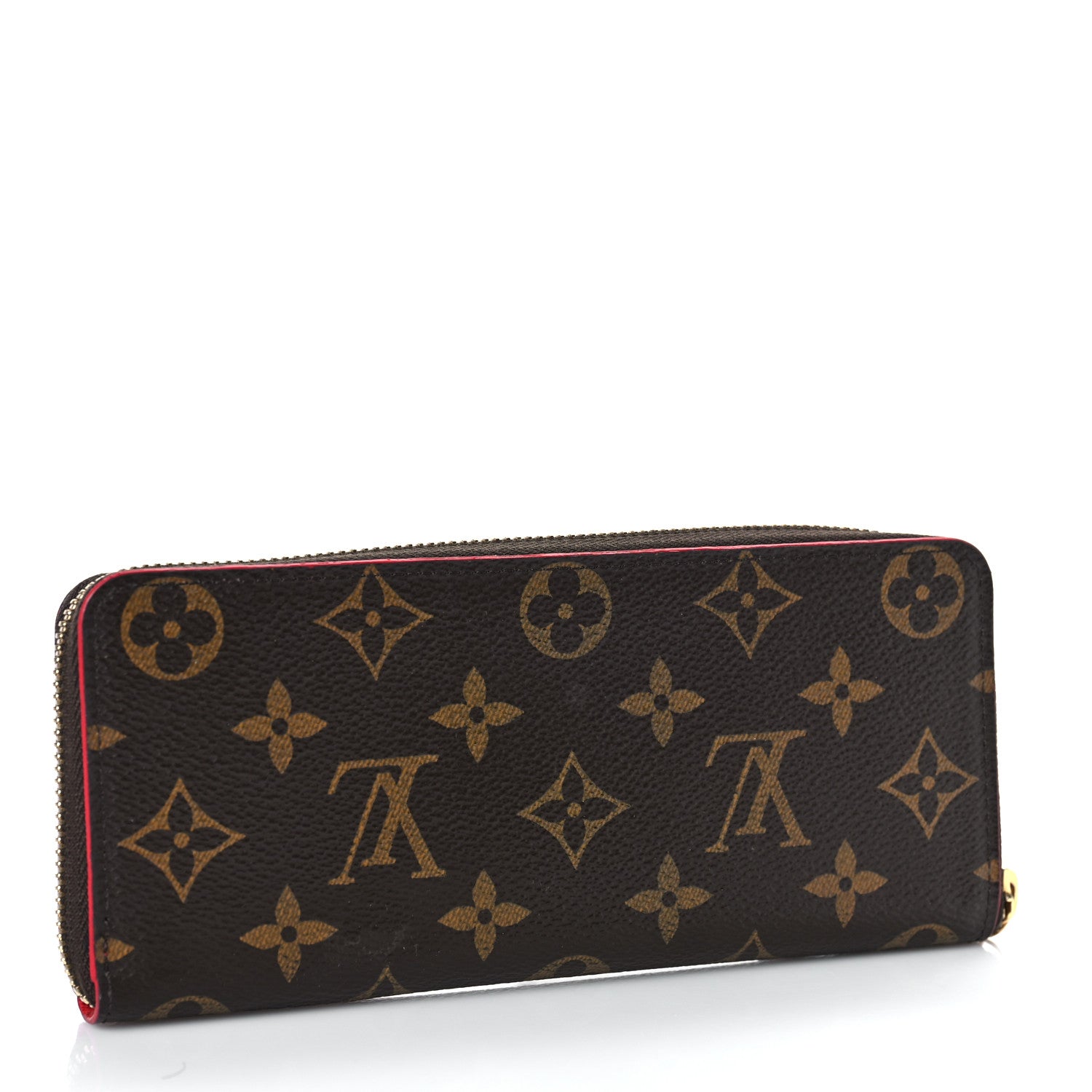 Louis Vuitton Monogram Blooming Flowers Clemence Wallet Coquelicot