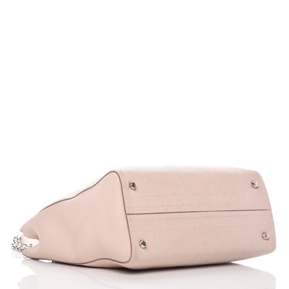 Christian Dior Grained Calfskin Cannage Medium Ultradior Tote Rose Poudre 4 of 14