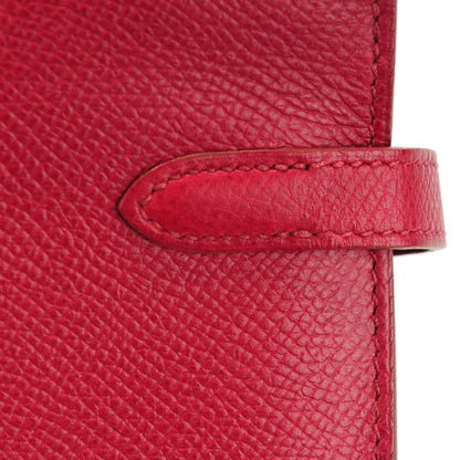 Hermes Epsom Kelly Longue Wallet Rubis 12 of 14