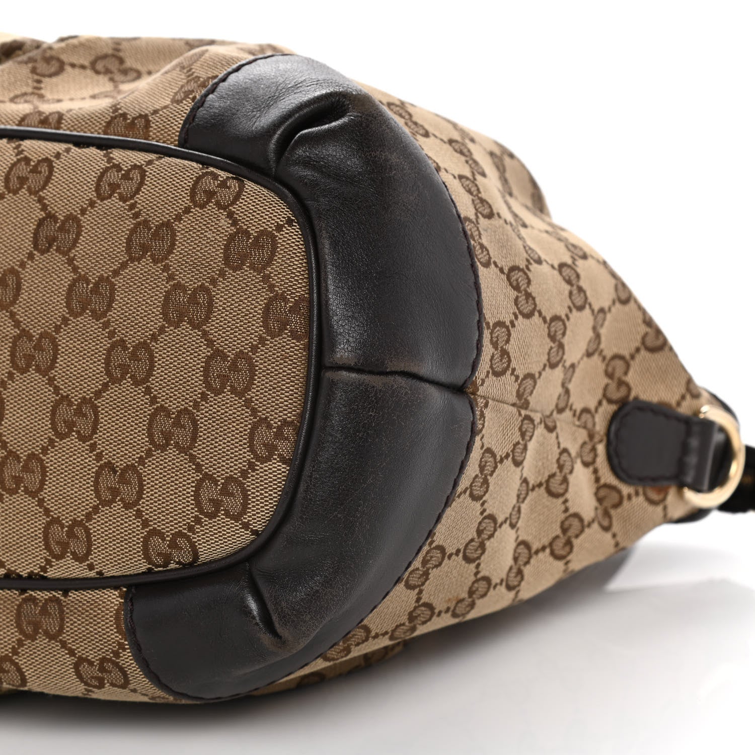 Gucci Monogram Medium Sukey Top Handle Dark Brown 10 of 28