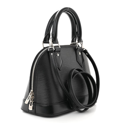 Louis Vuitton Epi Alma BB Black 3 of 10