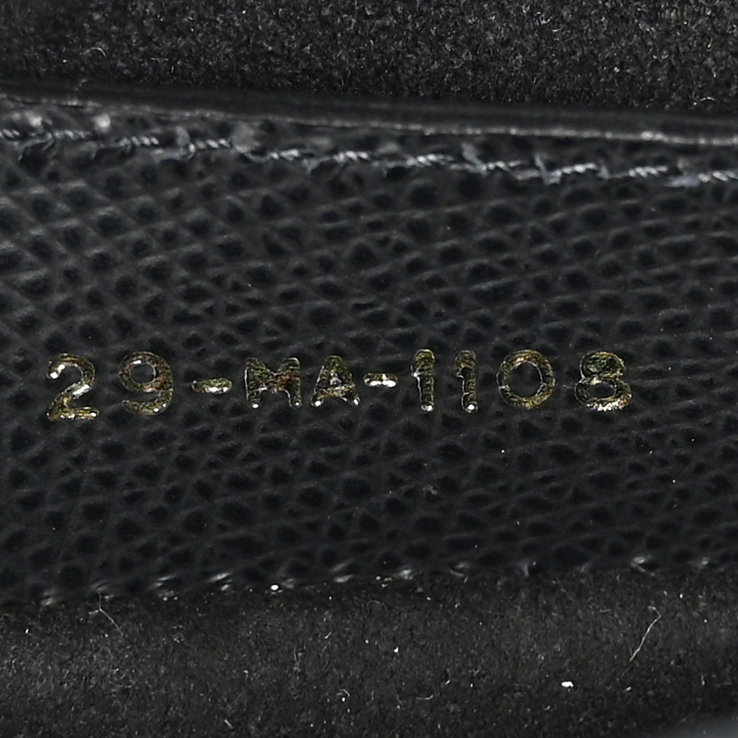 Christian Dior Grained Calfskin Saddle Bag Black 7 of 11