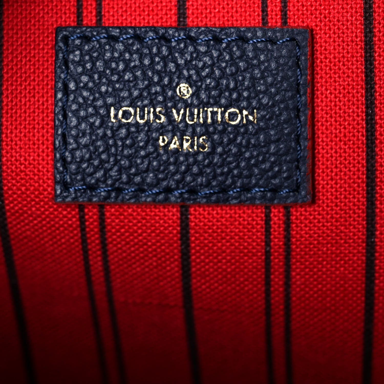 Louis Vuitton Empreinte Pochette Metis Marine Rouge 6 of 12