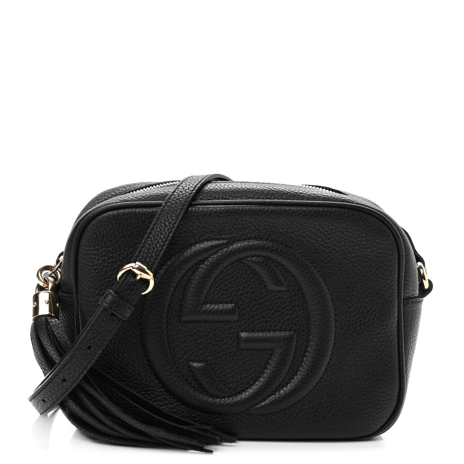 Gucci Pebbled Calfskin Small Soho Disco Bag Black 1 of 11