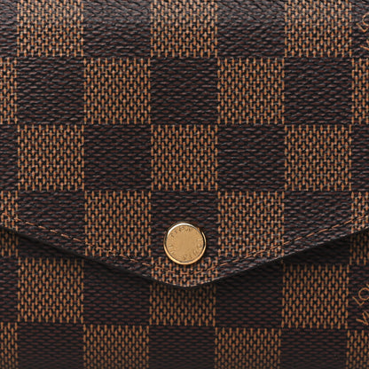 Louis Vuitton Damier Ebene Sarah Wallet NM 6 of 7