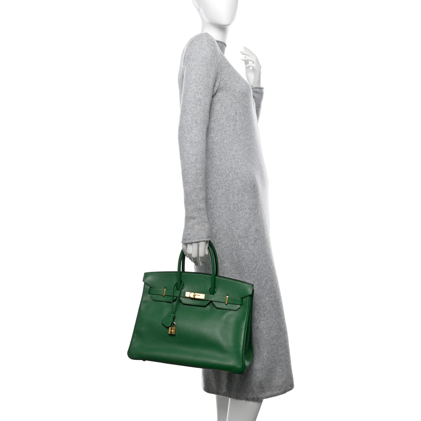 Courchevel Birkin 35 Vert Clair