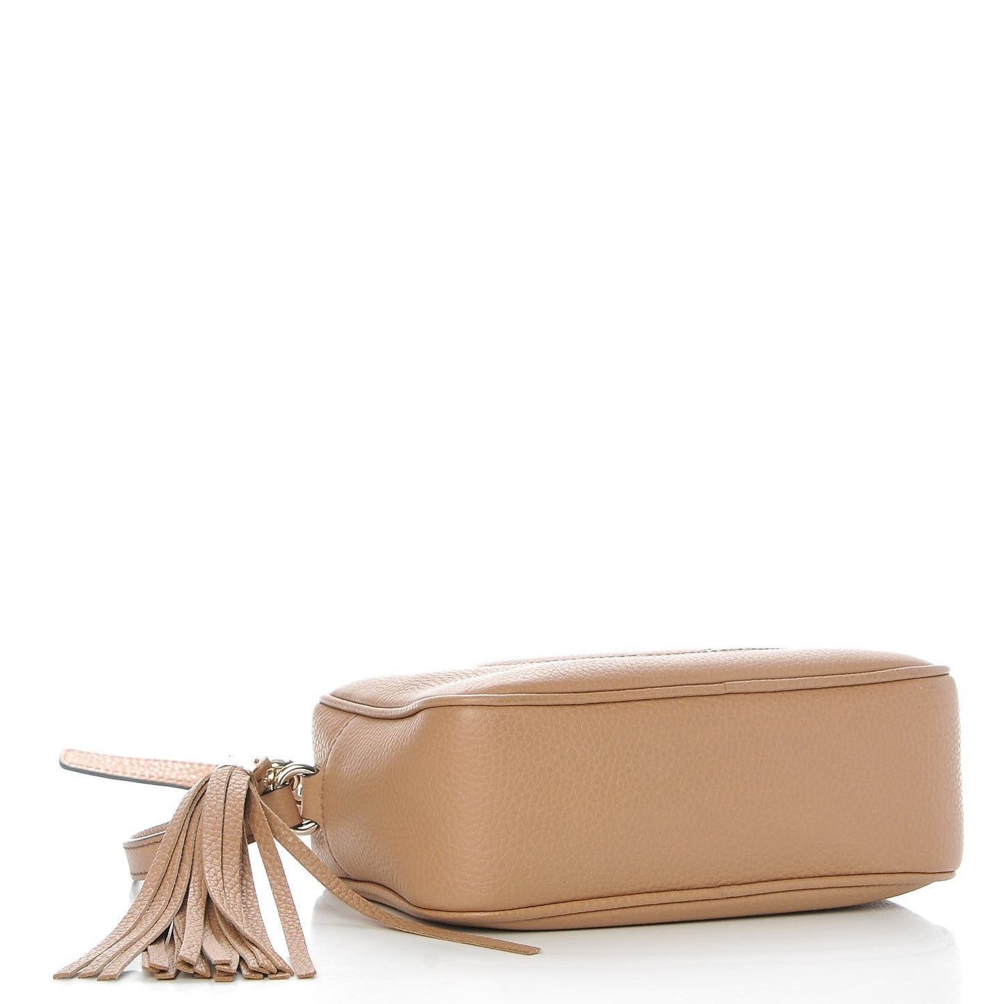 Pebbled Calfskin Small Soho Disco Bag Camelia