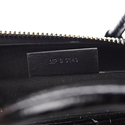 Givenchy Calfskin Crocodile Embossed Small Antigona Black 7 of 10