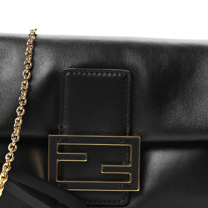 Fendi Shiny Nappa Mama Baguette Pochette Black 8 of 11