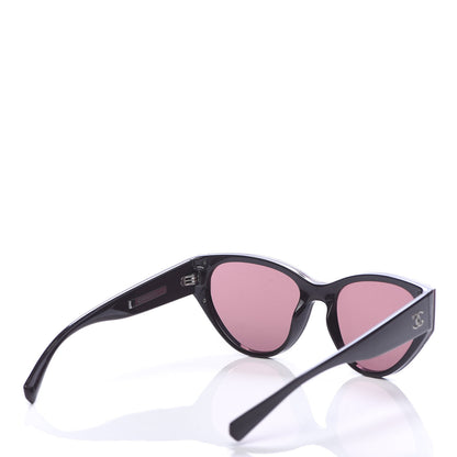 Chanel Acetate Cat Eye Sunglasses 6054 Pink 4 of 7