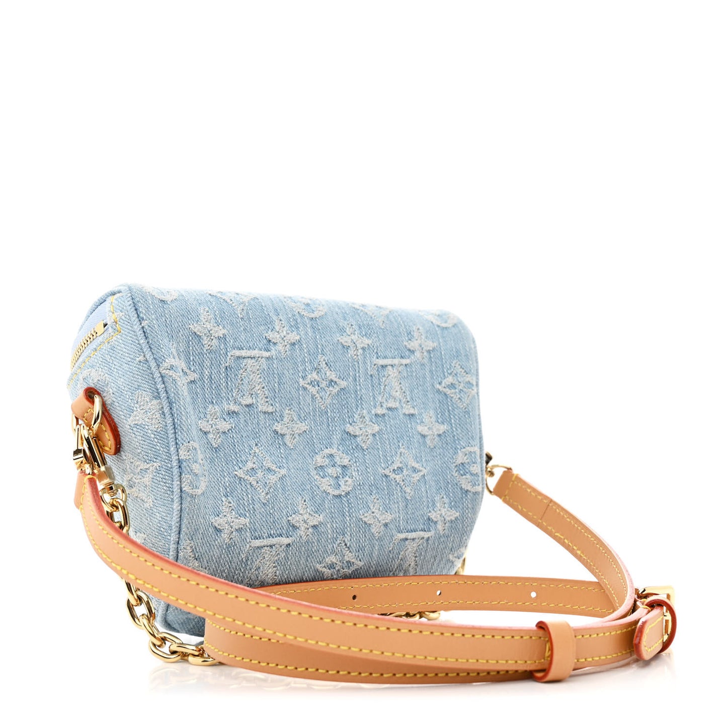 Monogram Denim Mini Bumbag Sky Blue