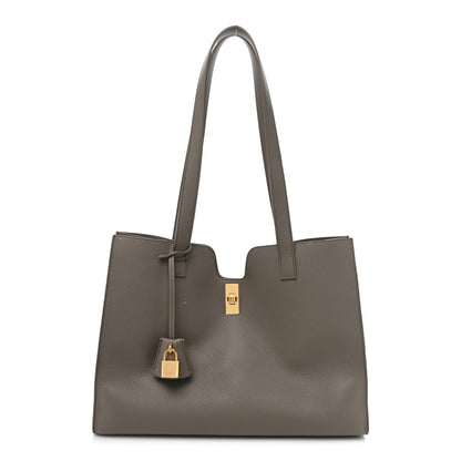 Celine Grained Calfskin Cabas 16 Bag Smokey Taupe 1 of 13