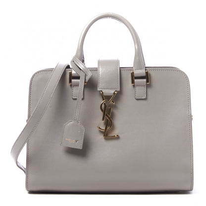 Saint Laurent Calfskin Monogram Baby Cabas Fog 1 of 8