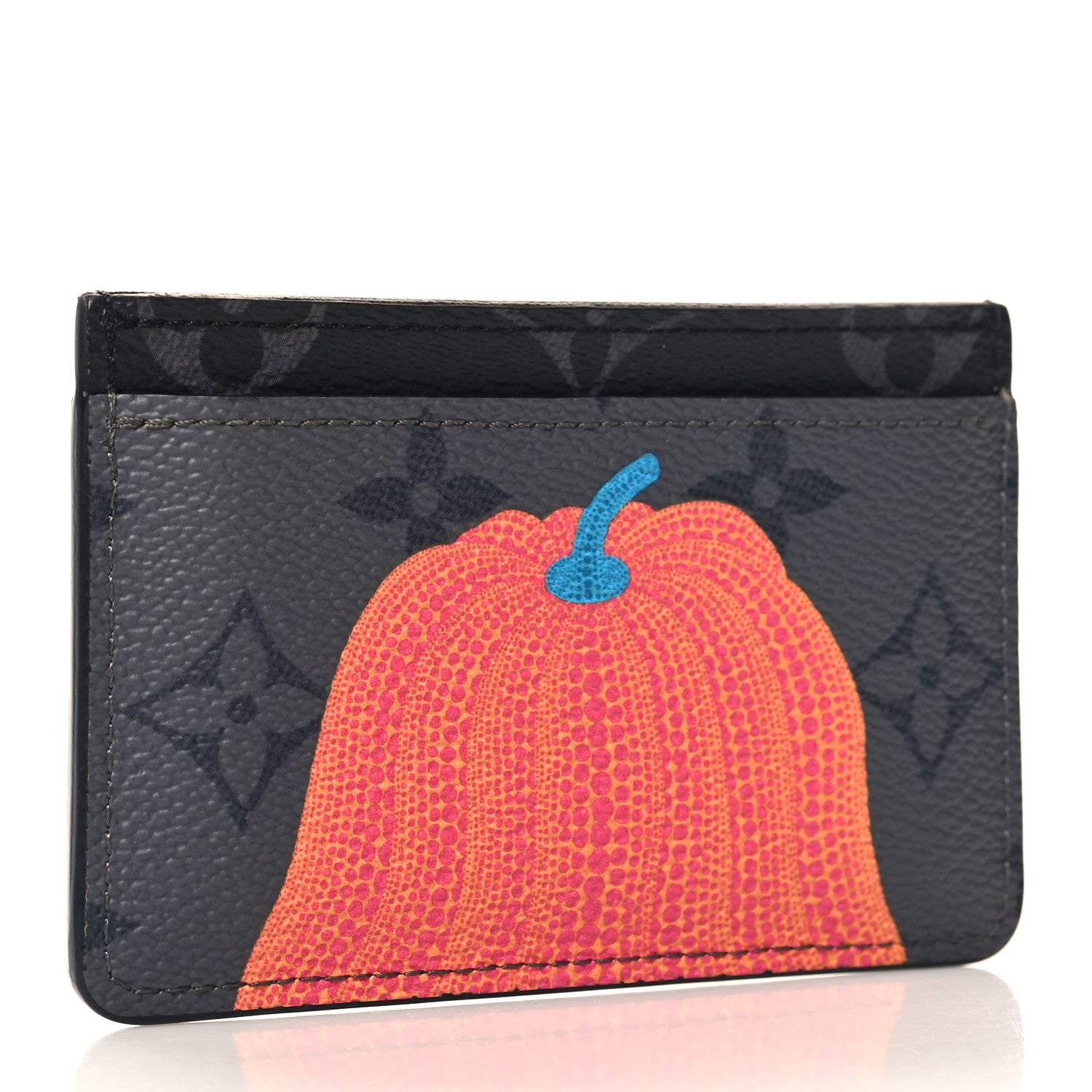 Louis Vuitton LV X YK Monogram Eclipse Reverse Pumpkin Card Holder 3 of 8