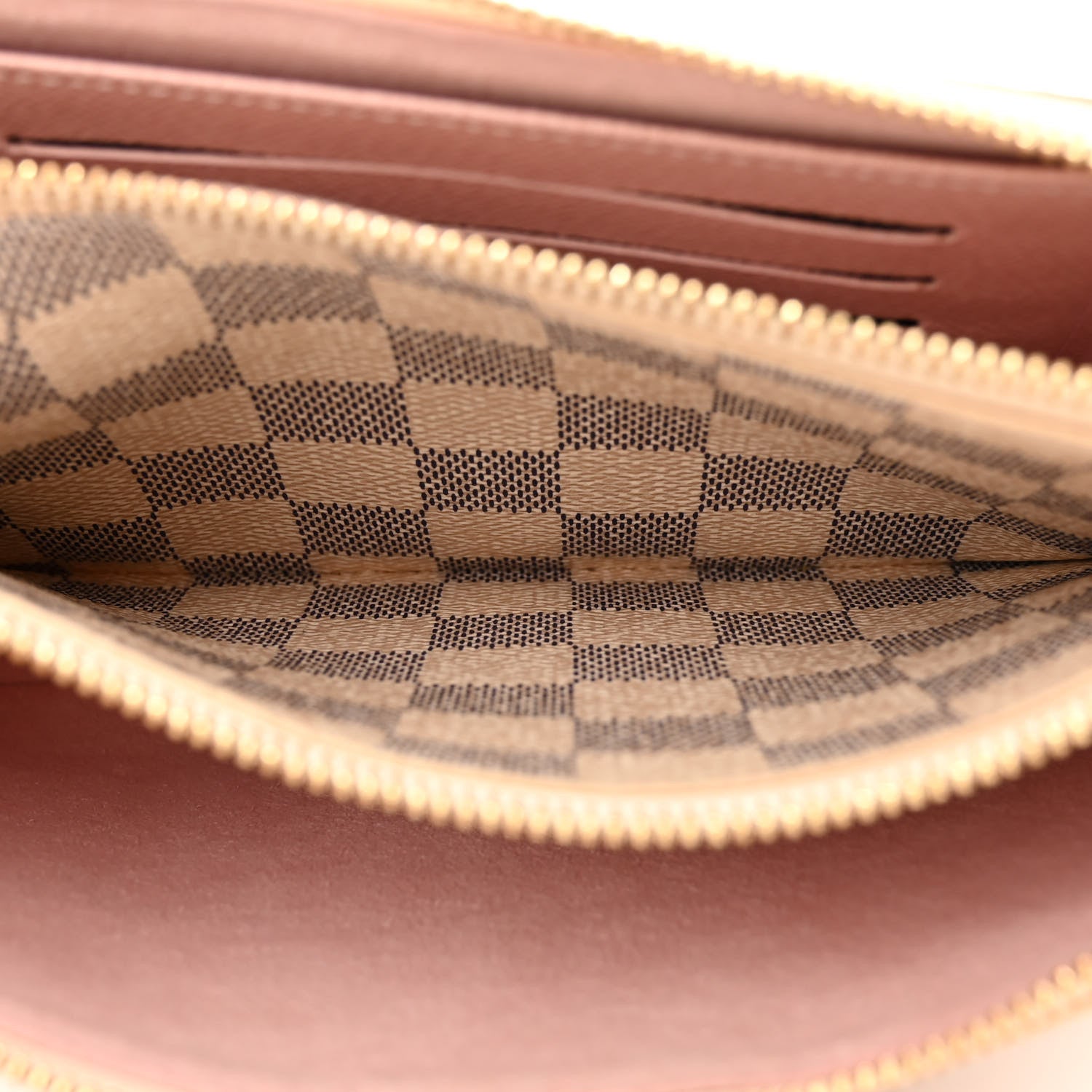 Louis Vuitton Damier Azur Double Zip Pochette 6 of 13