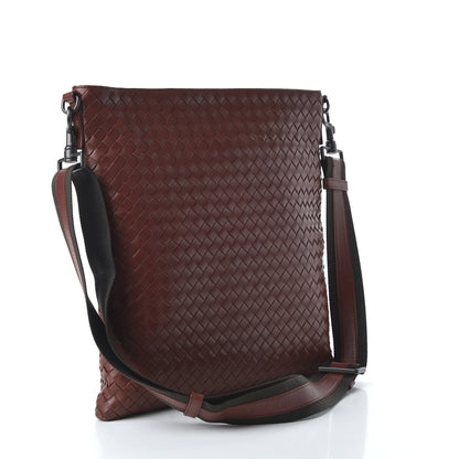 Bottega Veneta Nappa Intrecciato VN Crossbody Messenger Bag Brique 3 of 9