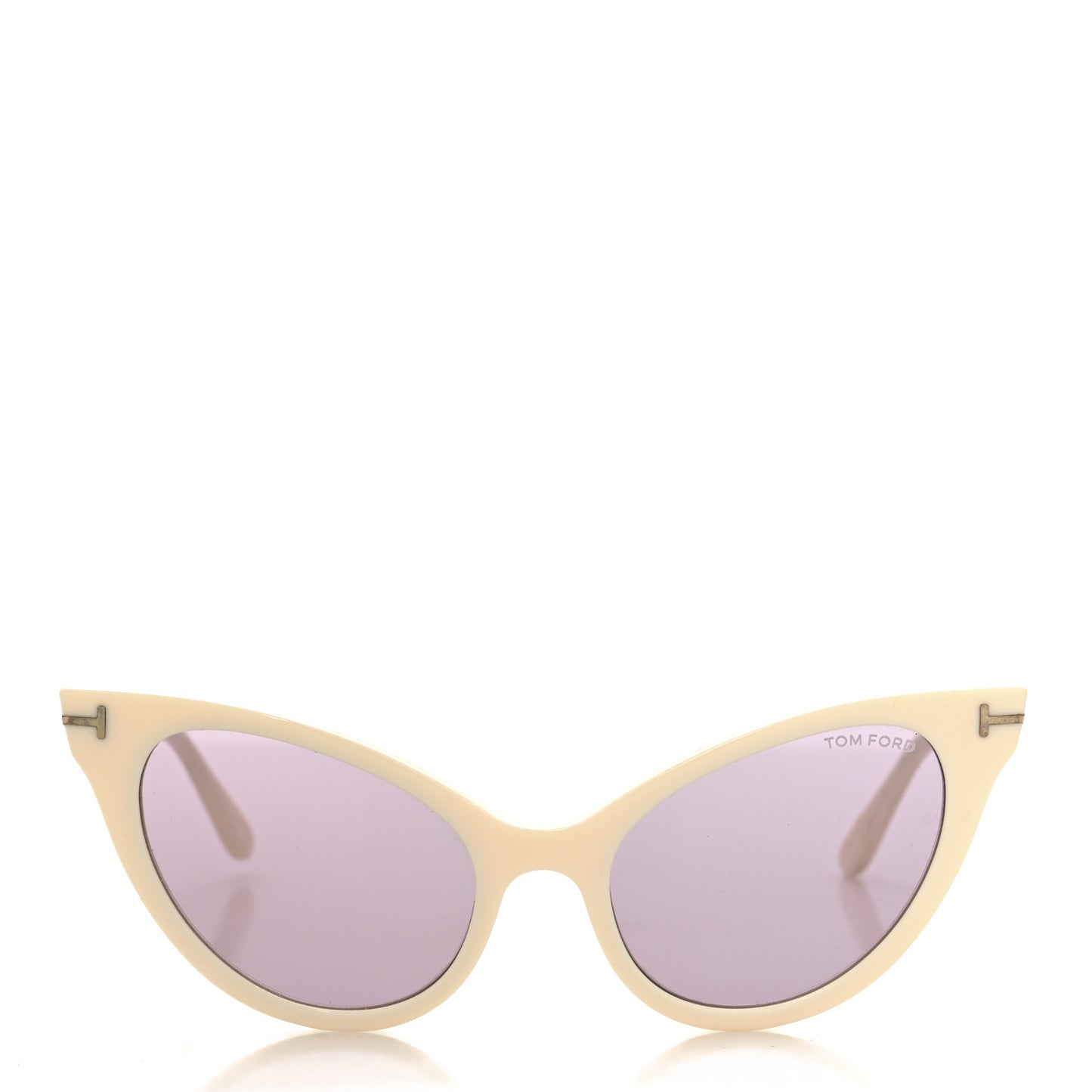 Evelyn-02 TF820 Cat Eye Sunglasses White