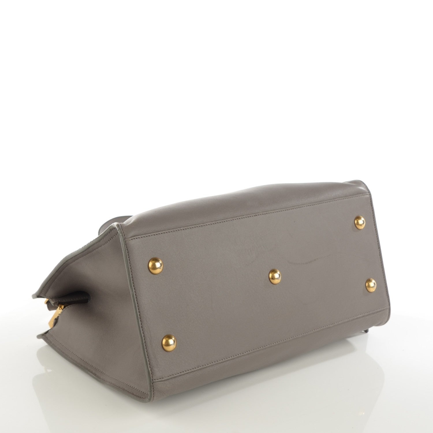 Saint Laurent Calfskin Small Classic Y Cabas Grey 4 of 8