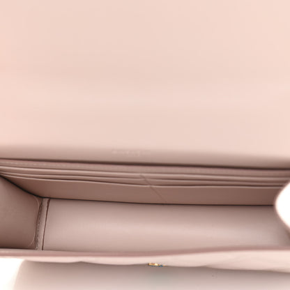 Givenchy Goatskin Quilted GV3 Strap Wallet Pale Pink 5 of 10