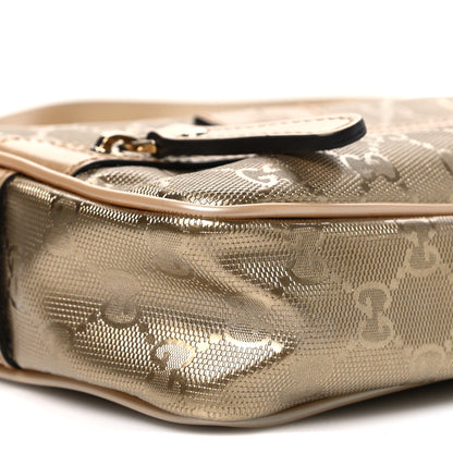 Gucci Imprime Monogram Small Shoulder Bag  Champagne 9 of 10