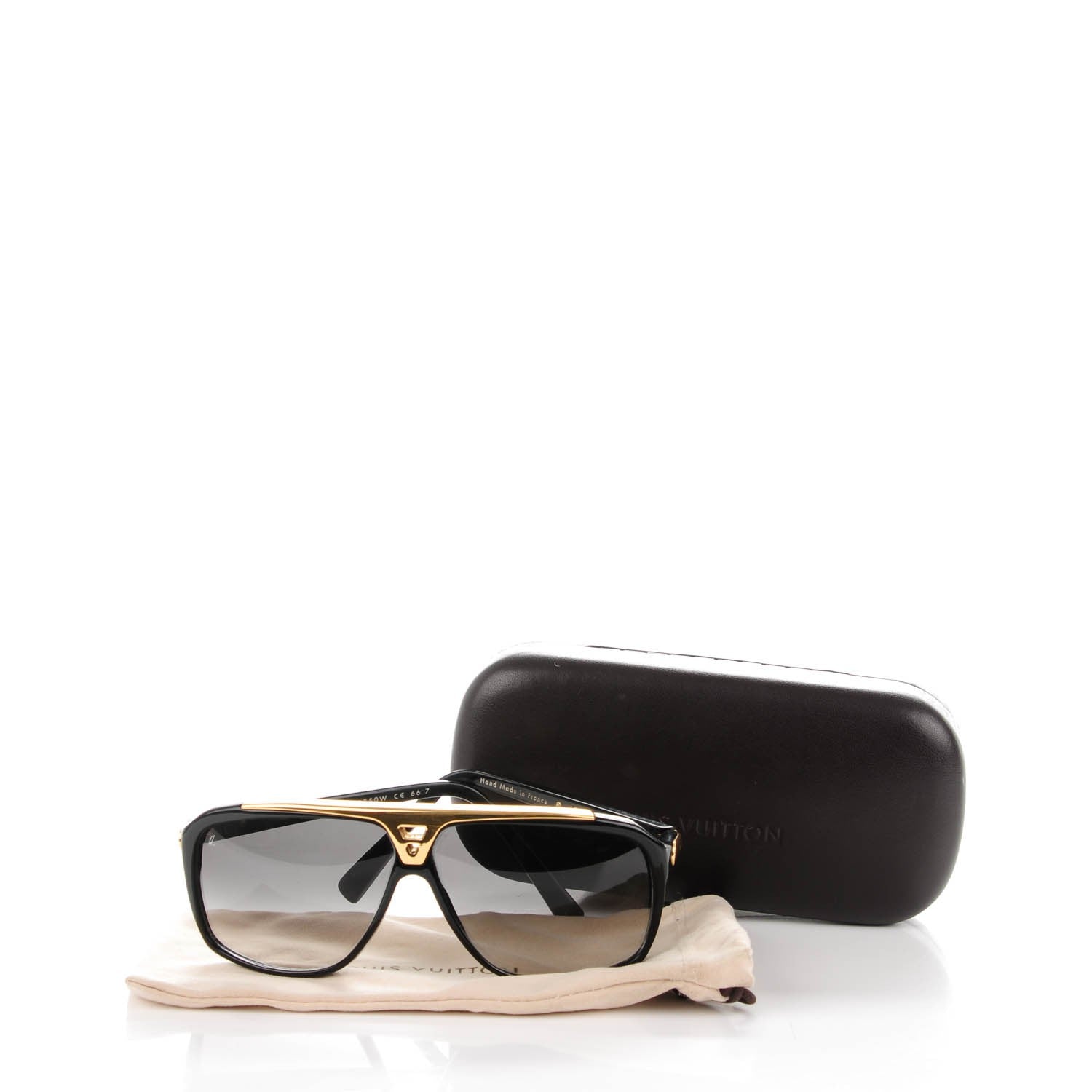Louis Vuitton Evidence Sunglasses Z0350W Black 7 of 7