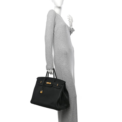 Hermes Togo Birkin 40 Black 2 of 14