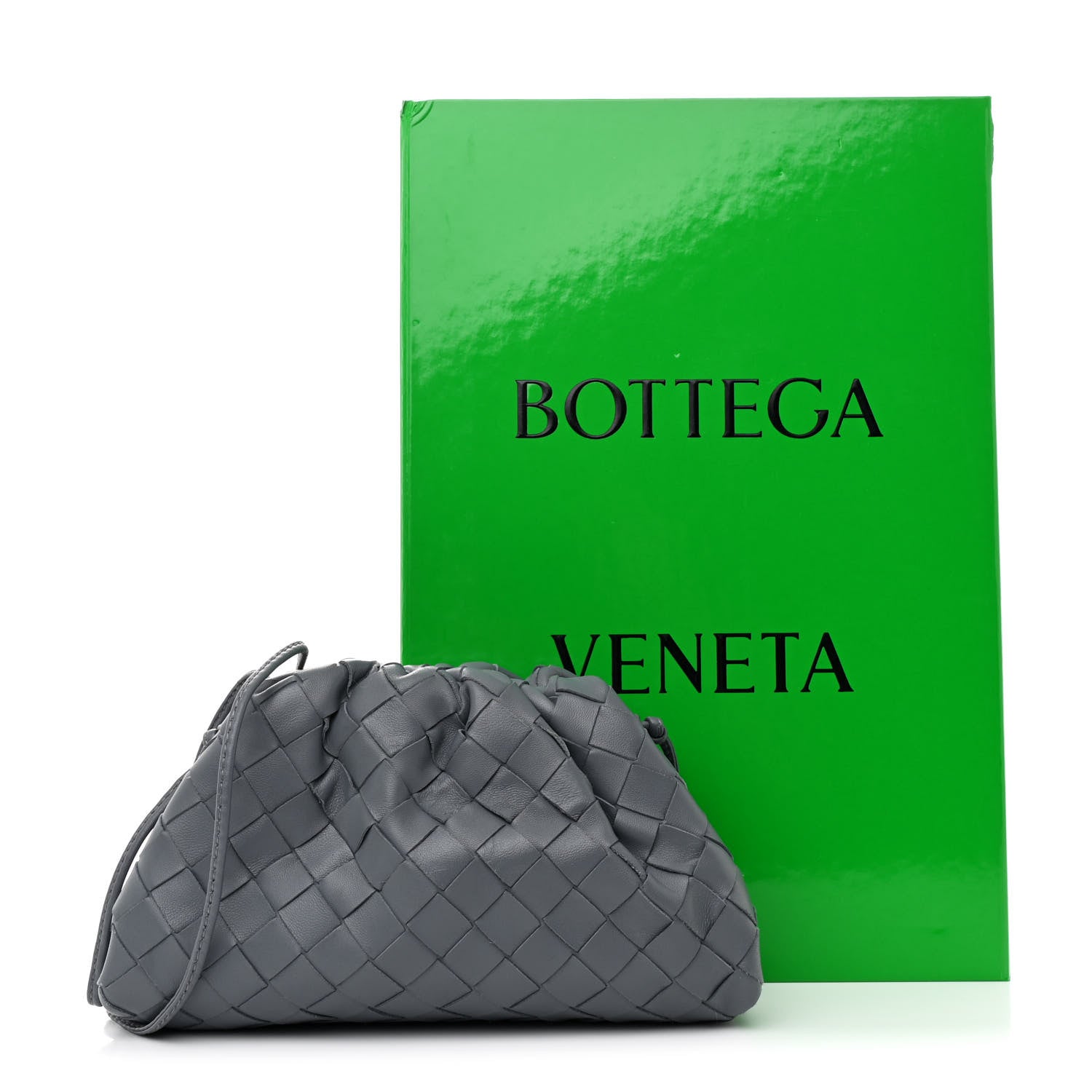 Bottega Veneta Nappa Intrecciato The Mini Pouch Thunder 11 of 11
