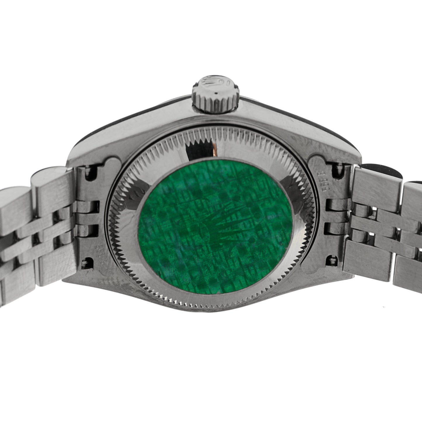 Stainless Steel 26mm Oyster Perpetual Date Watch Black 79190
