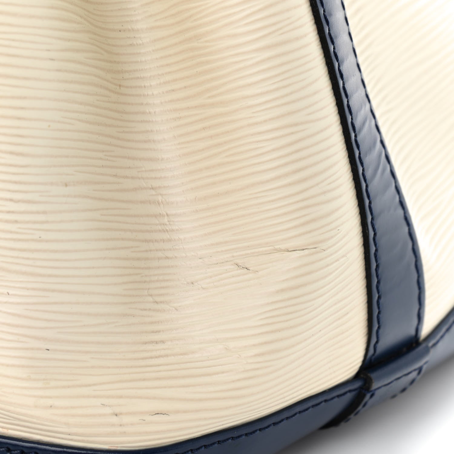 Louis Vuitton Epi Petit Bi-Color Noe Ivory Indigo 11 of 11
