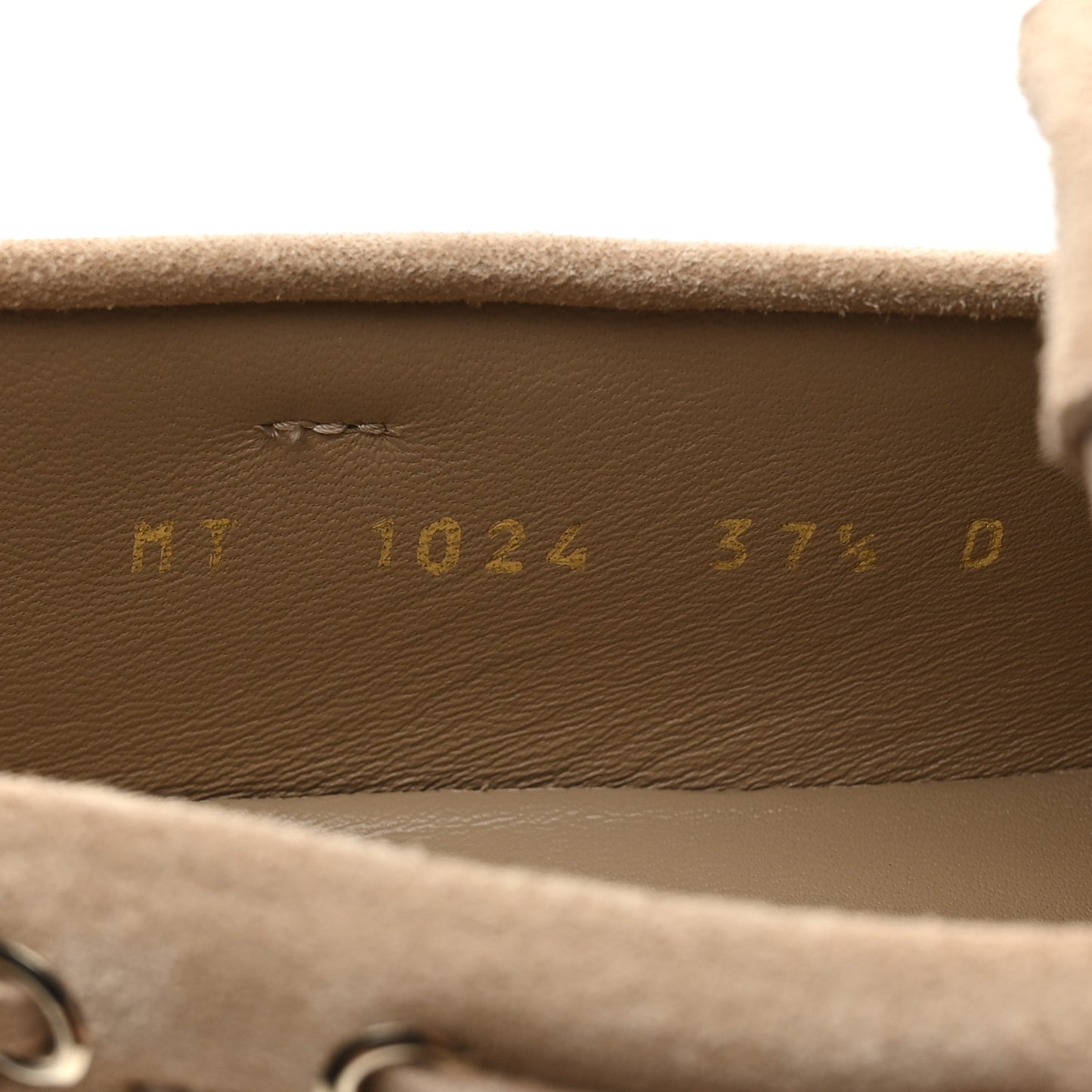 Suede Miss Dior Street Loafers 37.5 Chair