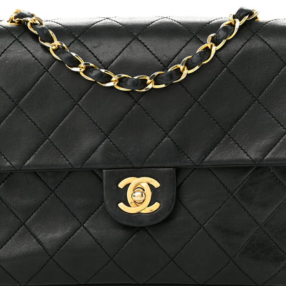 Chanel Lambskin Quilted Small Single Flap Black 7 of 11