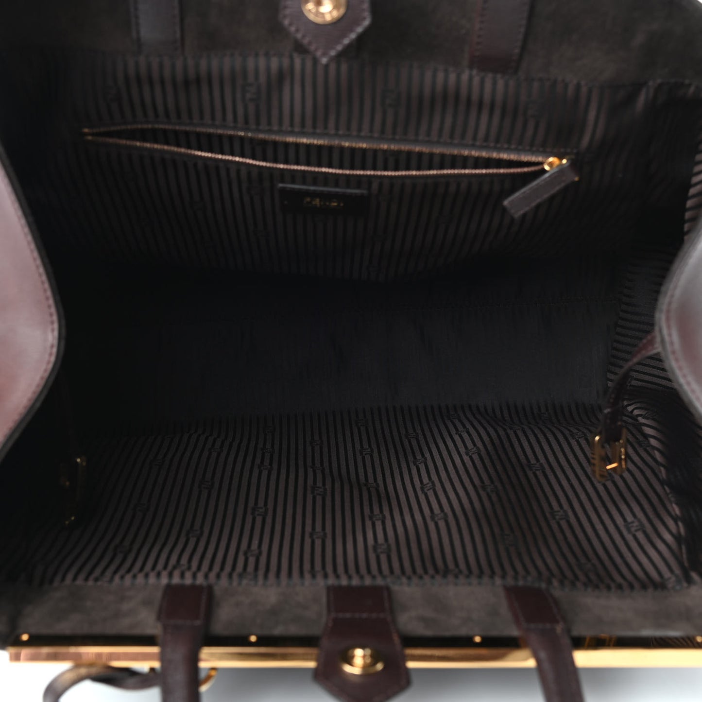 Vitello Elite Flamingo Large 2Jours Tote Moro Marrone Nocciola