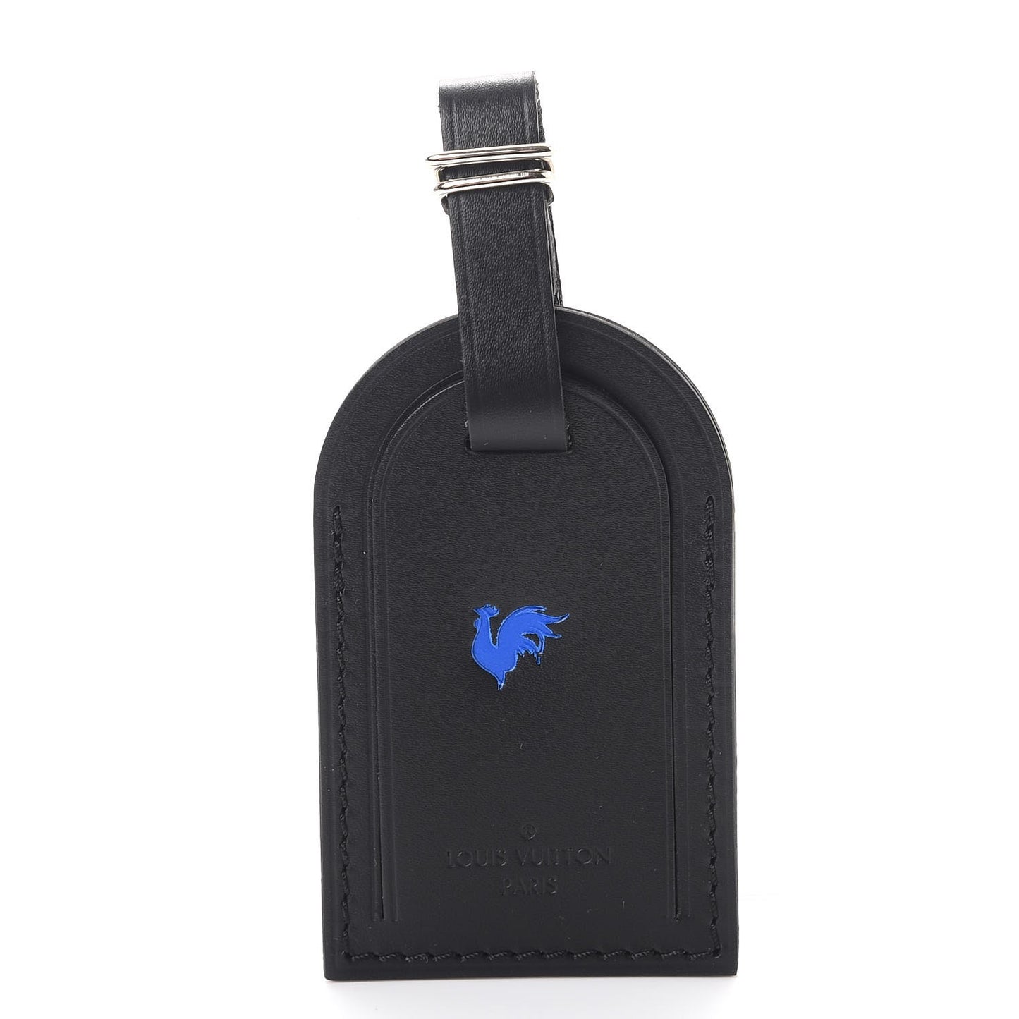 Calfskin Luggage Tag Black
